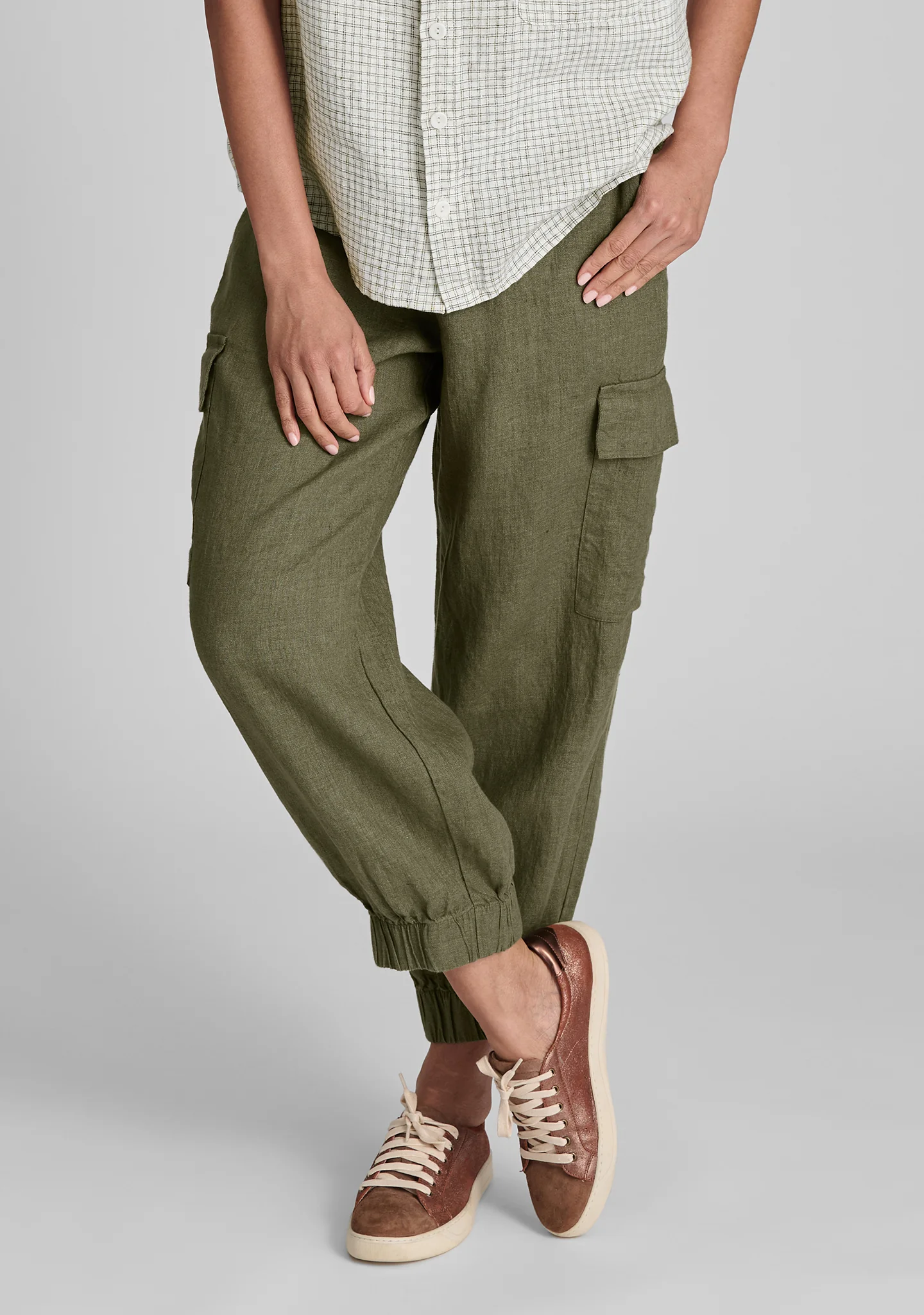 Linen Bottoms For Women - Sale Collection